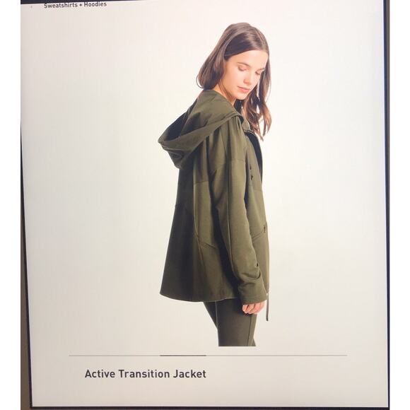 Puma Transition Jacket army green .Sz S - Picture 8 of 12